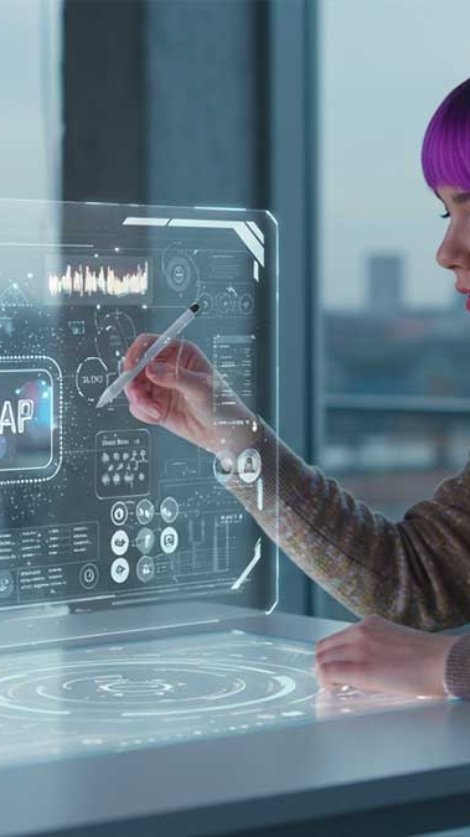 Estudante usando EAD com inteligência artificial em 2025, destaque da revista Curso EAD Studio.