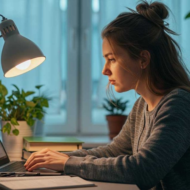 Estudante aplicando estratégias para estudar online em 2025, destaque da revista Curso EAD Studio.